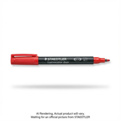 Staedtler Double-Tip Marker Lumocolor Duo Red (348-2)