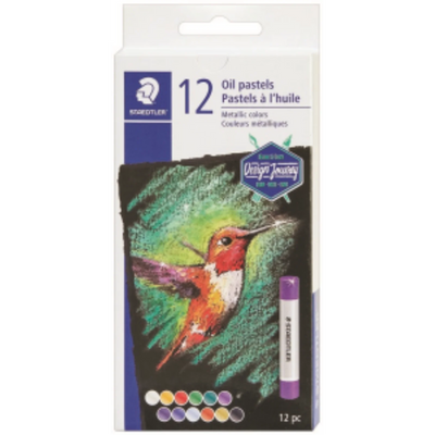 Staedtler Metallic Oil Pastels 12 Pack (2420MC12A6)