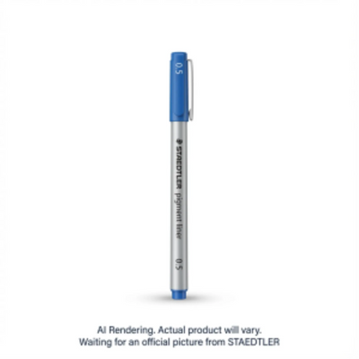 Staedtler Fineliner Pigment Liner 0.5Mm Blue (308-05-3-35)