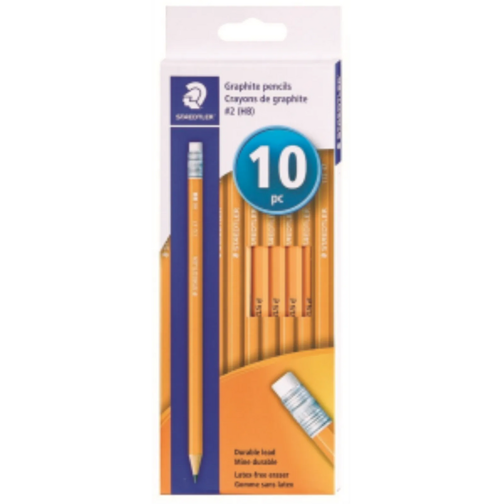 pencil yellow, hexa extru HB,10pk