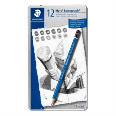 Staedtler Mars Lumograph Pencil Set (100-G12)