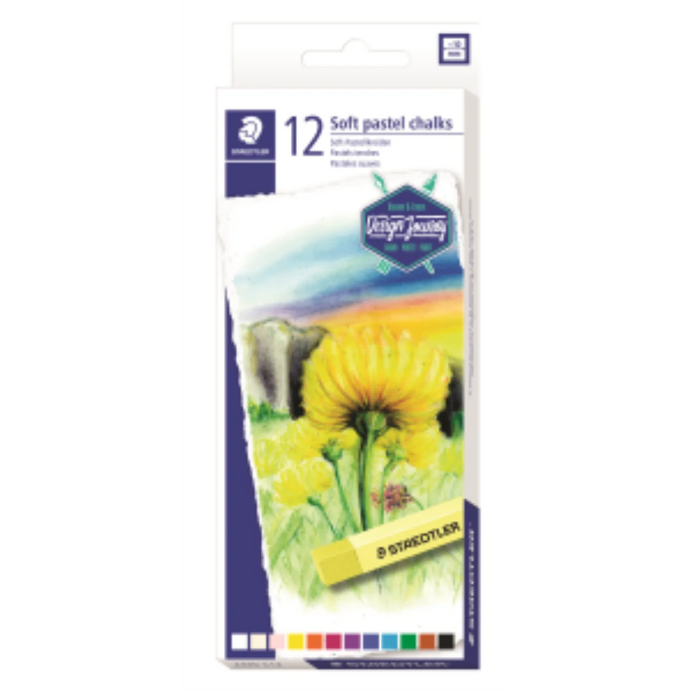 2430-C12-08 STAEDTLER-Mars Limited SOFT PASTEL CHALKS ASST 1