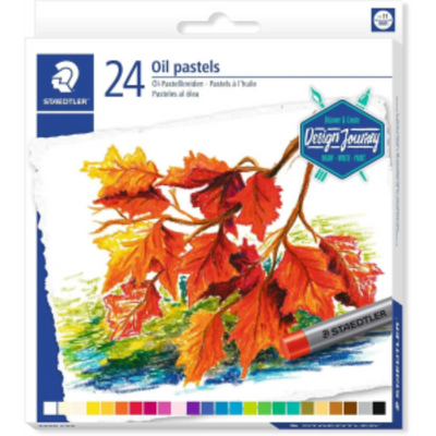 Staedtler Set of Oil Pastel 8mm 24 Colours (2420-C24-08)