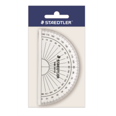 56850-10PB STAEDTLER-Mars Limited PROTRACTOR 180deg.GRAD.10