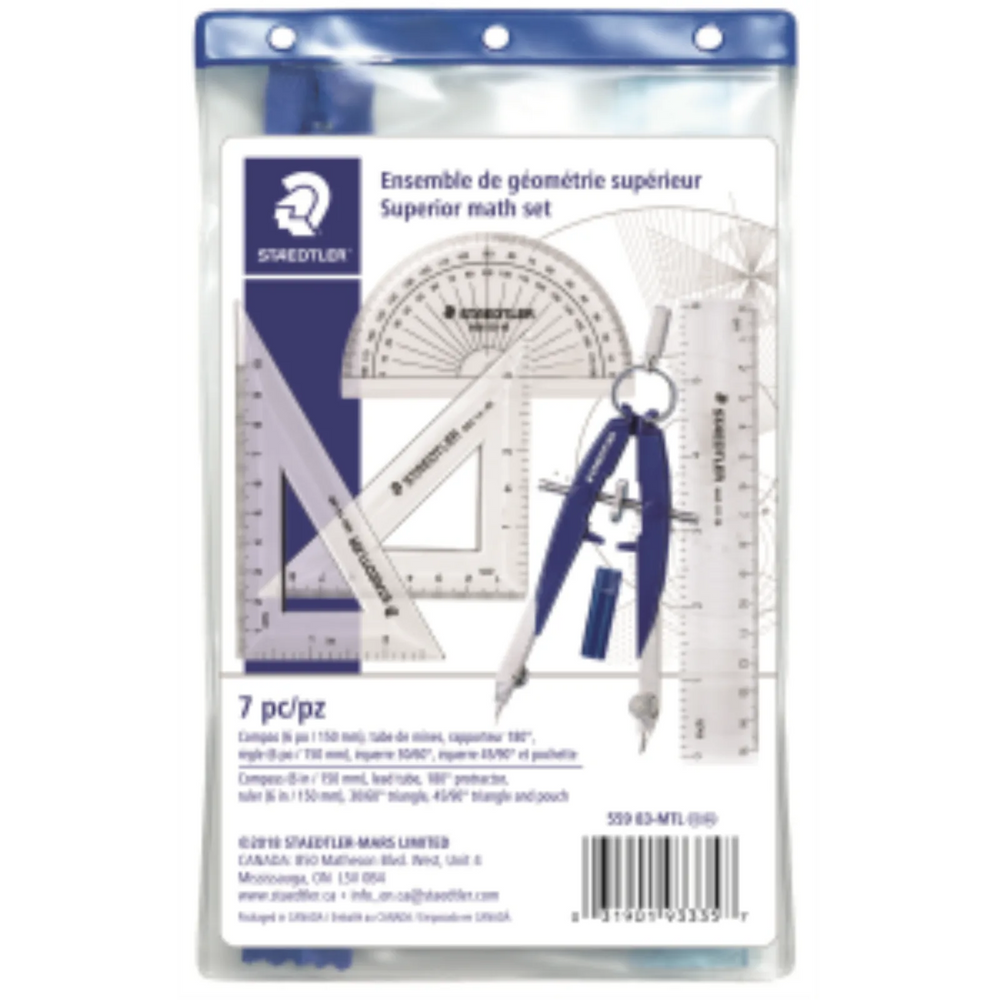 559-83-MTL02NA STAEDTLER-Mars Limited GEOMETRY SET 5pc POCK.