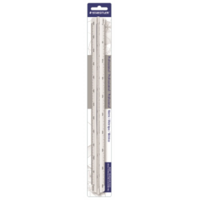 987-18-1BK STAEDTLER-Mars Limited TRIANG.RULER ARCHITEC.30cm