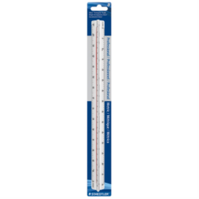 Règle triangulaire Staedtler métrique 30 cm en carton (987-18-4BK)