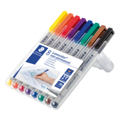 316-WP8 STAEDTLER-Mars Marqueur LUMO.FINE WASH. CARTE