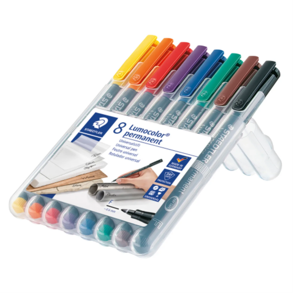 318-WP8 STAEDTLER-Mars Limited MARKER LUMO.FINE PERM. CARD
