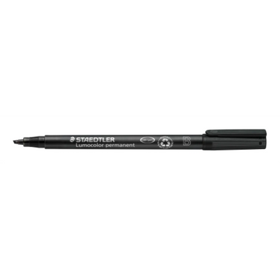 314-9 STAEDTLER-Mars Marqueur LUMO.CHISEL PT NOIR