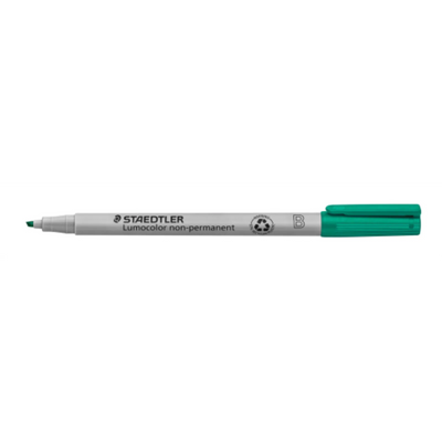 Staedtler Lumo Marker Chisel Tip Wash Green (312-5-10)