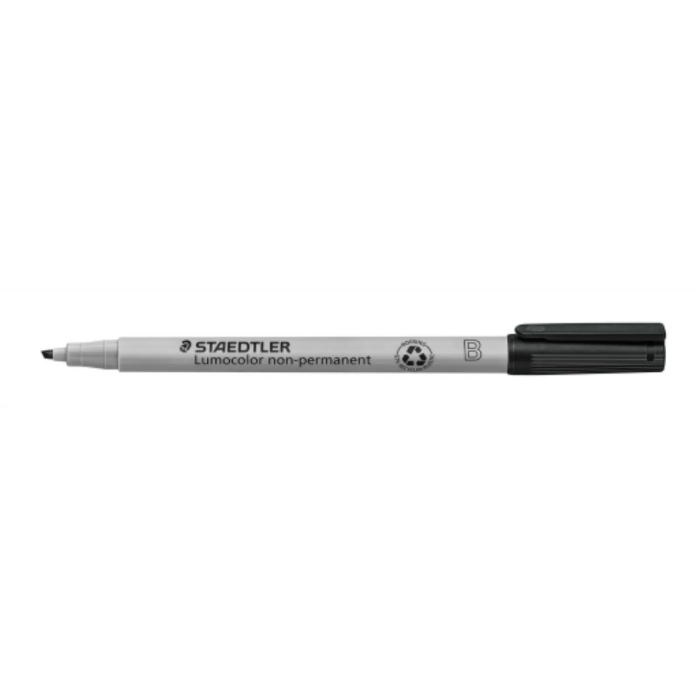 312-9 STAEDTLER-Mars Limited LUMO.MARKER CHISEL WASH.BLACK