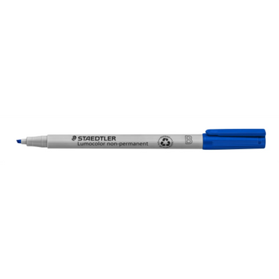 Staedtler Lumo Marker Chisel Tip Wash Blue (312-3-10)