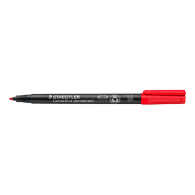 317-2 STAEDTLER-Mars MARKER LUMO.MED.PERM. ROUGE