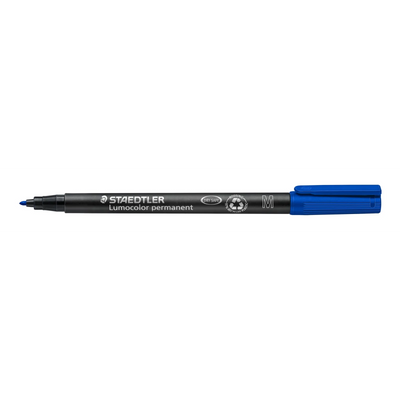 317-3 STAEDTLER-Mars Marqueur LUMO.MED.PERM.BLEU