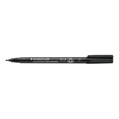 318-9 STAEDTLER-Mars LUMO.FINE PERM.BLACK Marqueur Permanent Fin