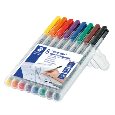 Staedtler Lumo. Marker Medium Washable Blue (315-WP8-10)