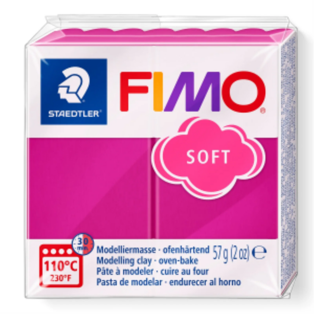 Modelling Clay Fimo Soft Raspberry 57g (2 oz)