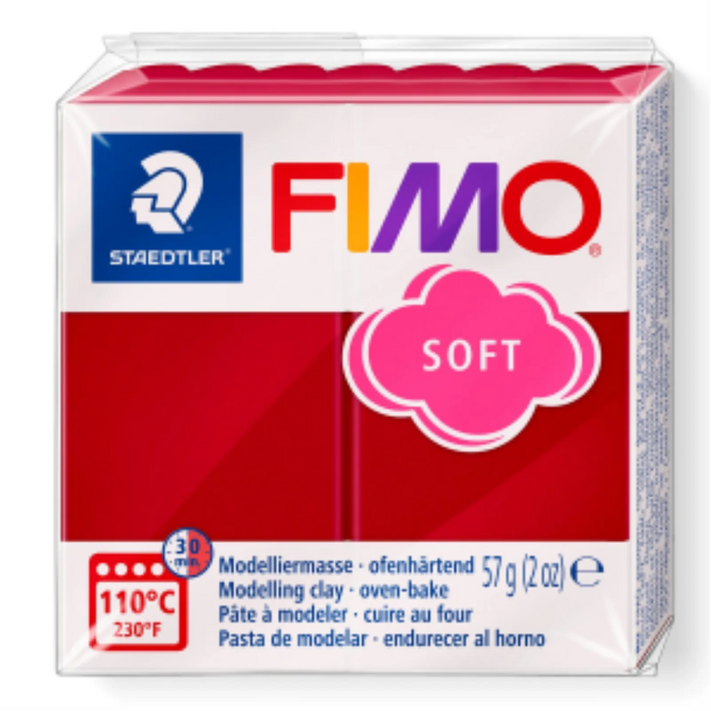 Modelling Clay Fimo Soft Cherry Red 57g (2 oz)