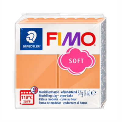 Pâte à modeler Staedtler Fimo Soft Sorbet Papaye 57g (8020-T41)