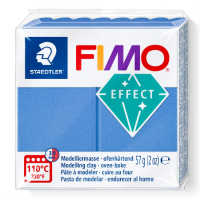 Staedtler Modelling Clay Fimo Effect Blue Metallic 57g (2 oz) (8010-31)