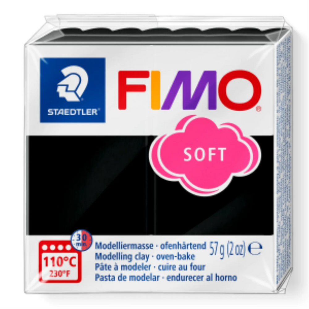 Modelling Clay Fimo Soft Black 57g (2 oz)