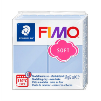 Argile à modeler Staedtler Fimo Soft Bleu Sérénité 57g (8020-T31)