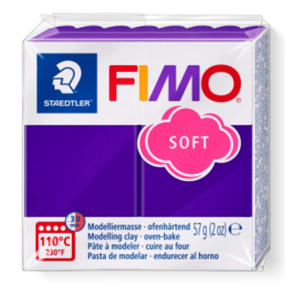 Argile de modelage Fimo Soft Prune 57g (2 oz)