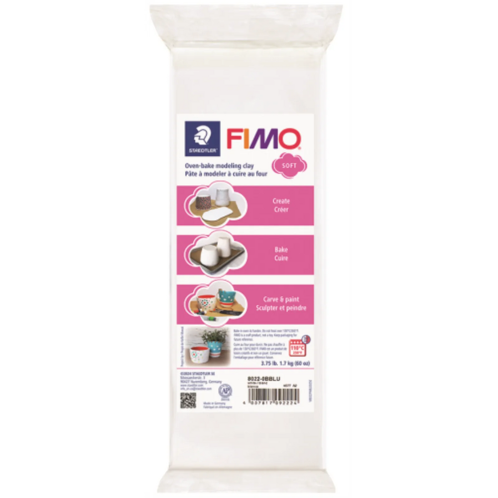 Modelling Clay Fimo Soft 1.7kg (3.75Lb) White