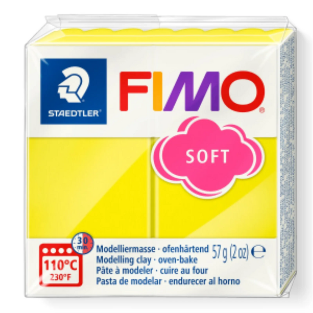 Modelling Clay Fimo Soft Lemon 57g (2 oz)