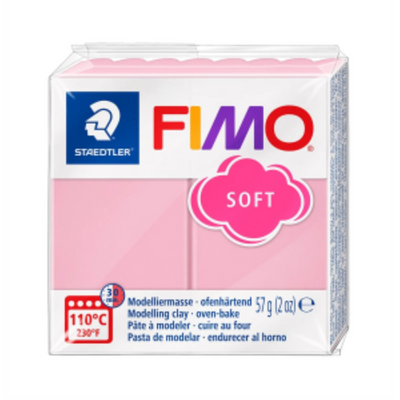 Argile à modeler Staedtler Fimo Soft Crème Fraise 57g (8020-T21)