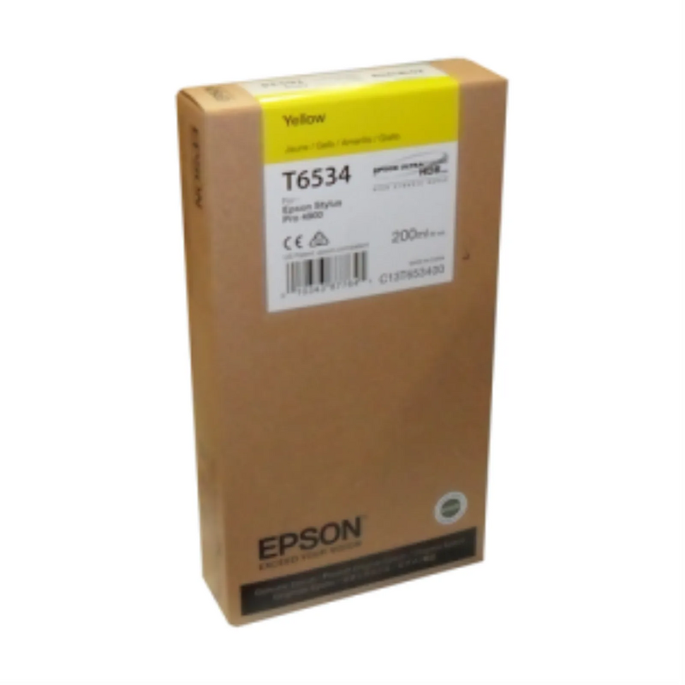 T653400 EPSON STYLUS PRO 4900 YELLOW 200ML
