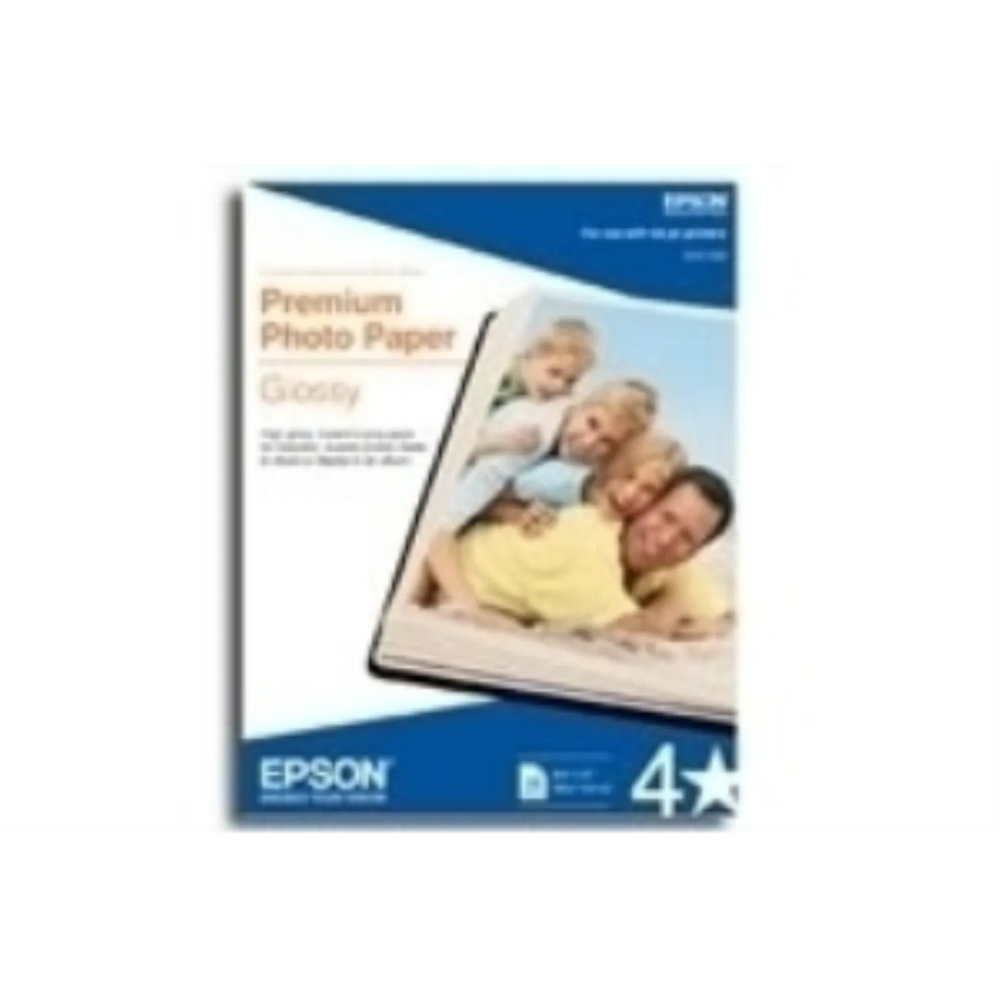 Epson Premium Photo Paper Glossy, 5"x7", 20 sheetsS0