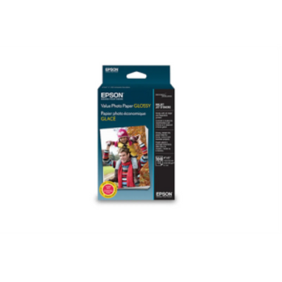 Epson Value Photo Paper Glossy 4 x 6, 100 Sheets (S400034)