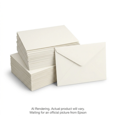 Cartes de Vœux Epson Plates 5" x 7" (25 Ensembles) (S450442)