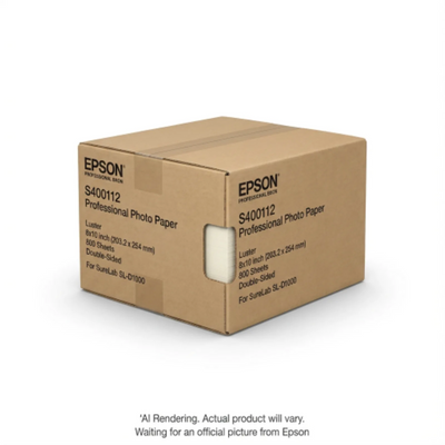 Epson SureLab Luster Paper, 8" x 10", 800 sheets, 190 gsm (S400112)