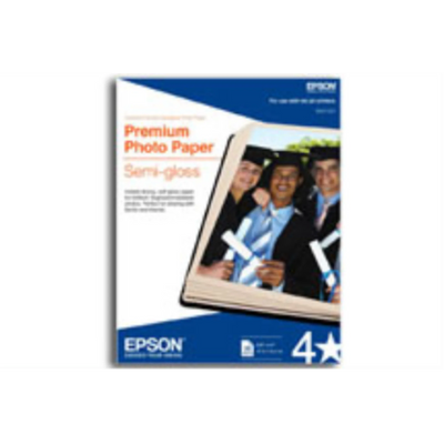 Epson Premium Photo Paper Semi-gloss 4" x 6", 40 Sheets (S041982)