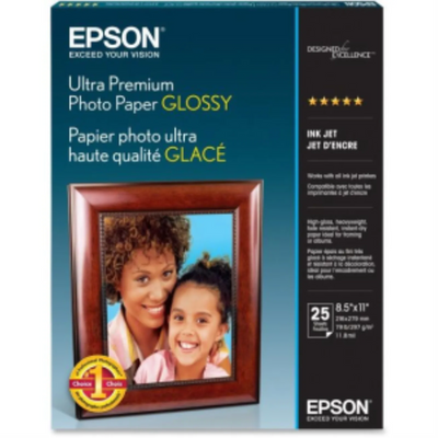 Epson Ultra premium Photo Paper Glossy, Letter, 25 S