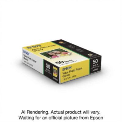 Epson Value Photo Paper Glossy 4 x 6, 50 Sheets (S400033)