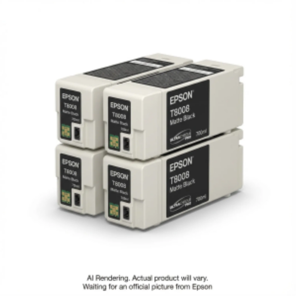 T80080v Epson UltraChrome Pro Matte Black Multi-Pack (4) Ink Cartridge 700 ML