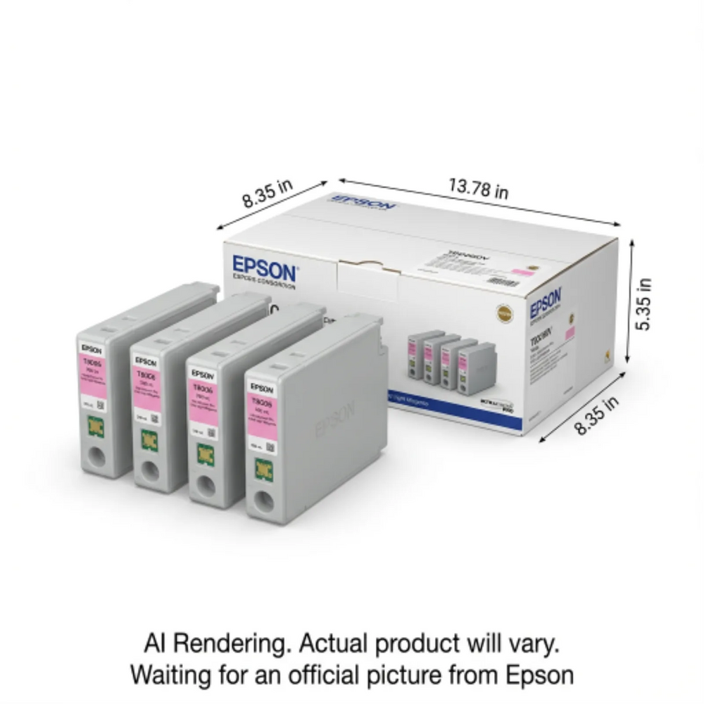 T80060v Epson UltraChrome Pro Vivid Light Magenta Multi-Pack (4) Ink Cartridge 700 ML