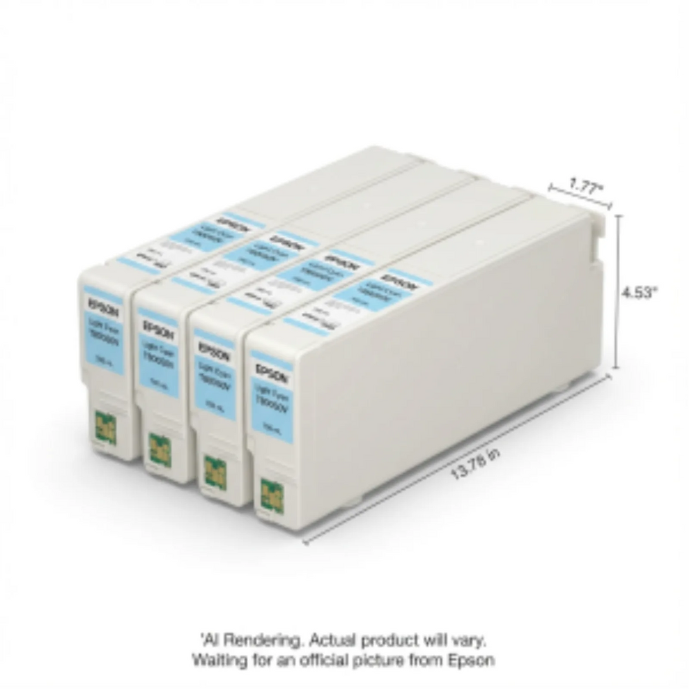 T80050v Epson UltraChrome Pro Light Cyan Multi-Pack (4) Ink Cartridge 700 ML