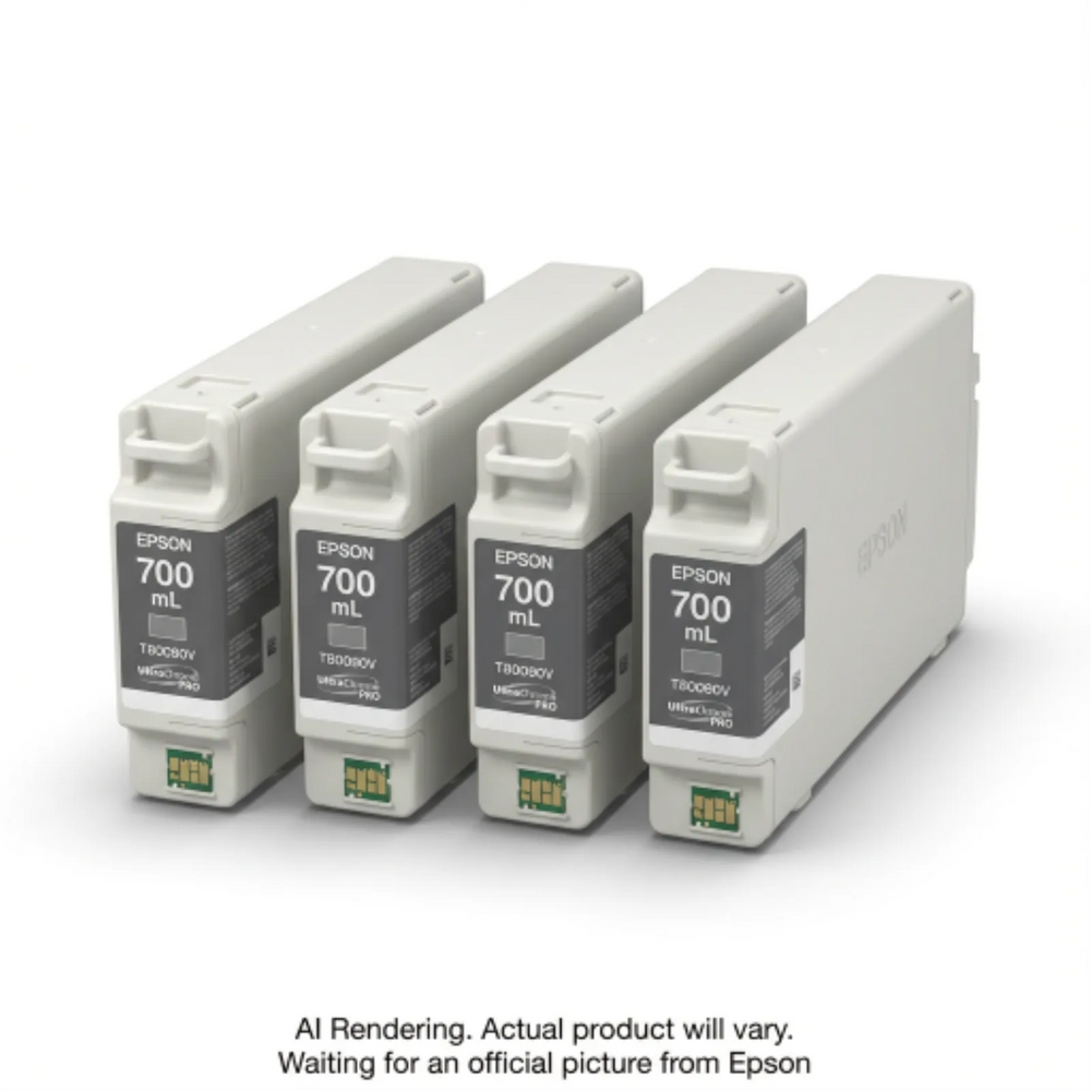 T80090v Epson UltraChrome Pro Gray Multi-Pack (4) Ink Cartridge 700 ML