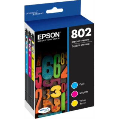 T802520S Epson 802 Cartouche d'encre couleur originale