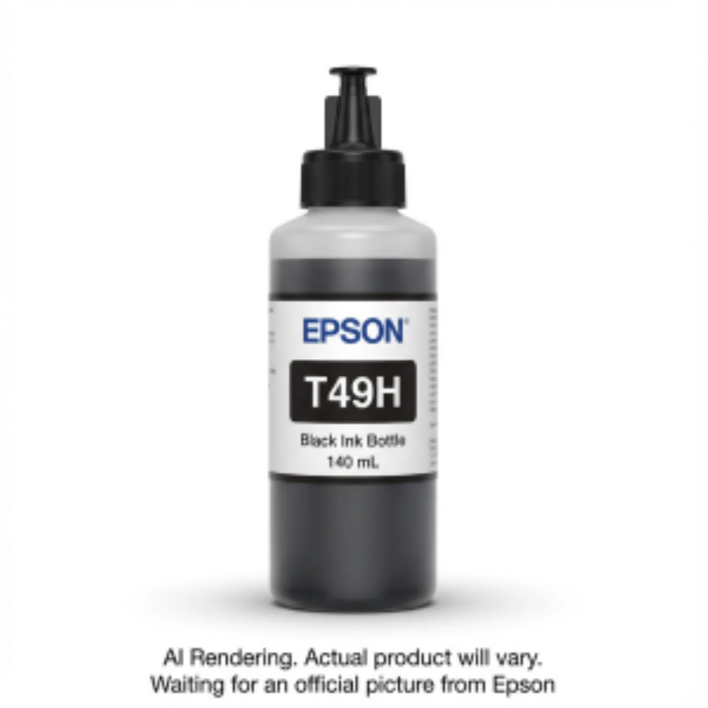 Epson T49H Black Ink Bottle 140 ML SC-T3170xT49H100
