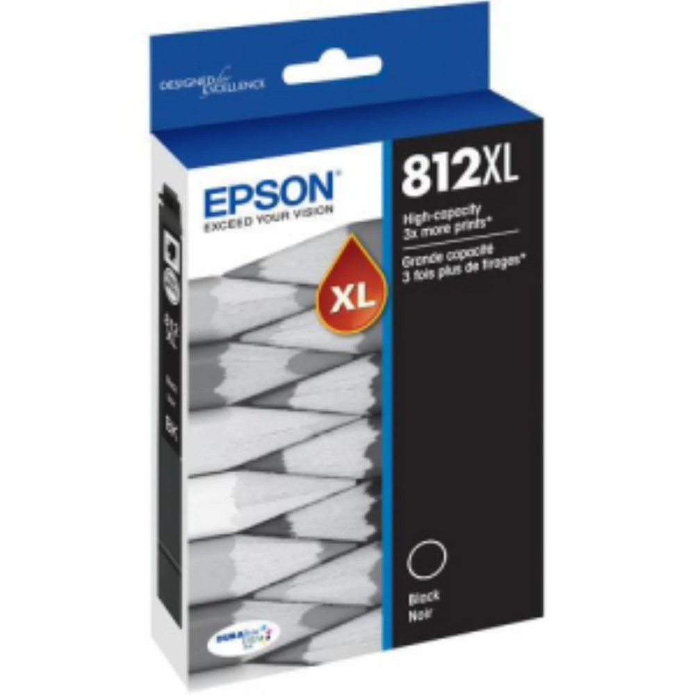 T812XL120-S Epson EPSON T812 High Capacity Black Ink Cartrid