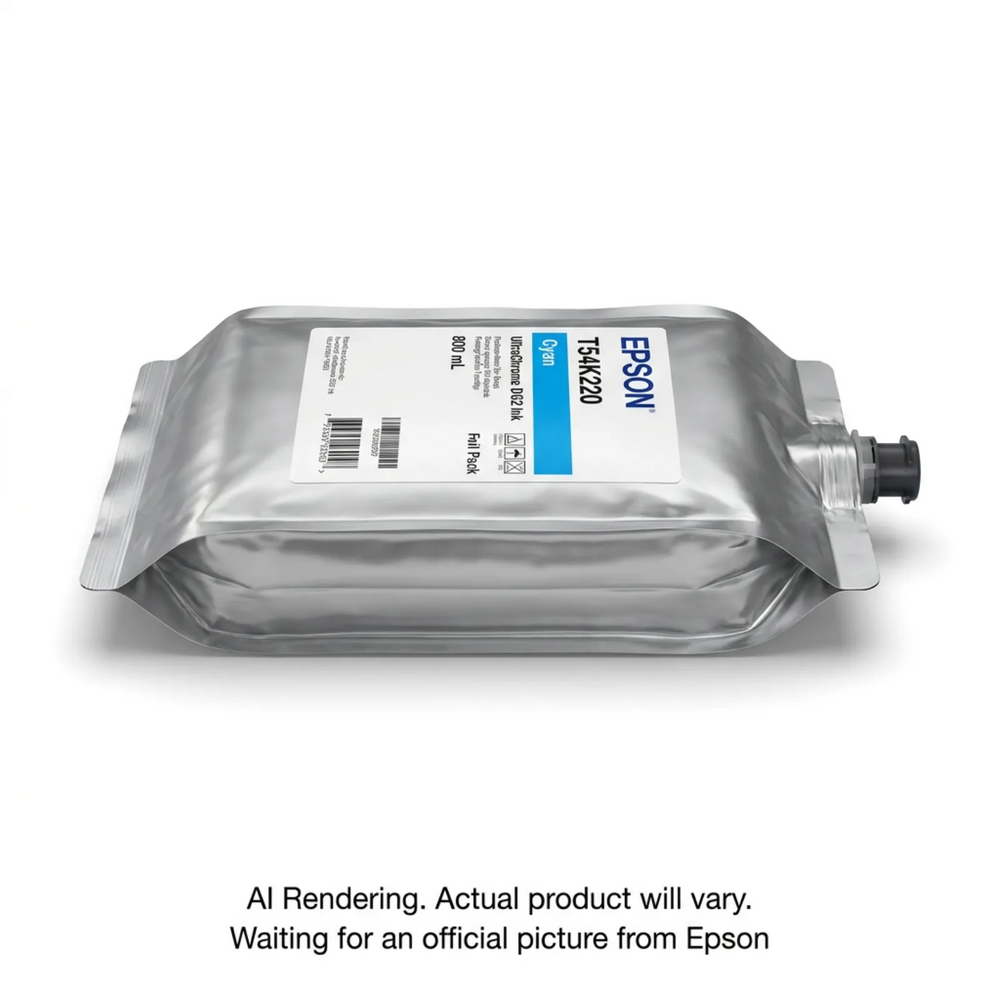 Epson Ultrachrome Dg2 Cyan Ink Pack, 800 Ml