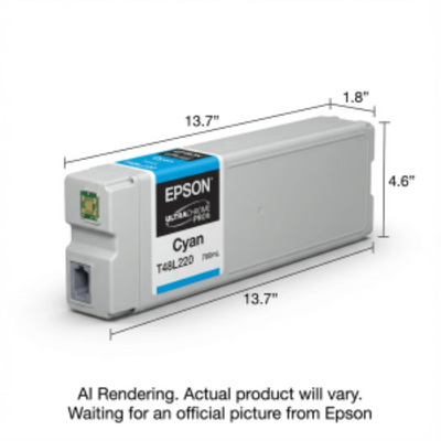 Epson ULTRACHROME PRO6 Cyan Cartridge, 700MLT48L220