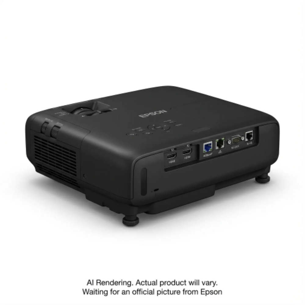 EPSON PowerLite L775U Laser Projector with lens shift, 7,000 Lumens, WUXGA with 4KE, Black
