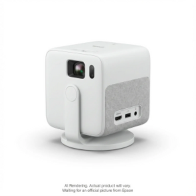Epson EpiqVision Mini EF-22W Laser Projector, White (V11HB38020)